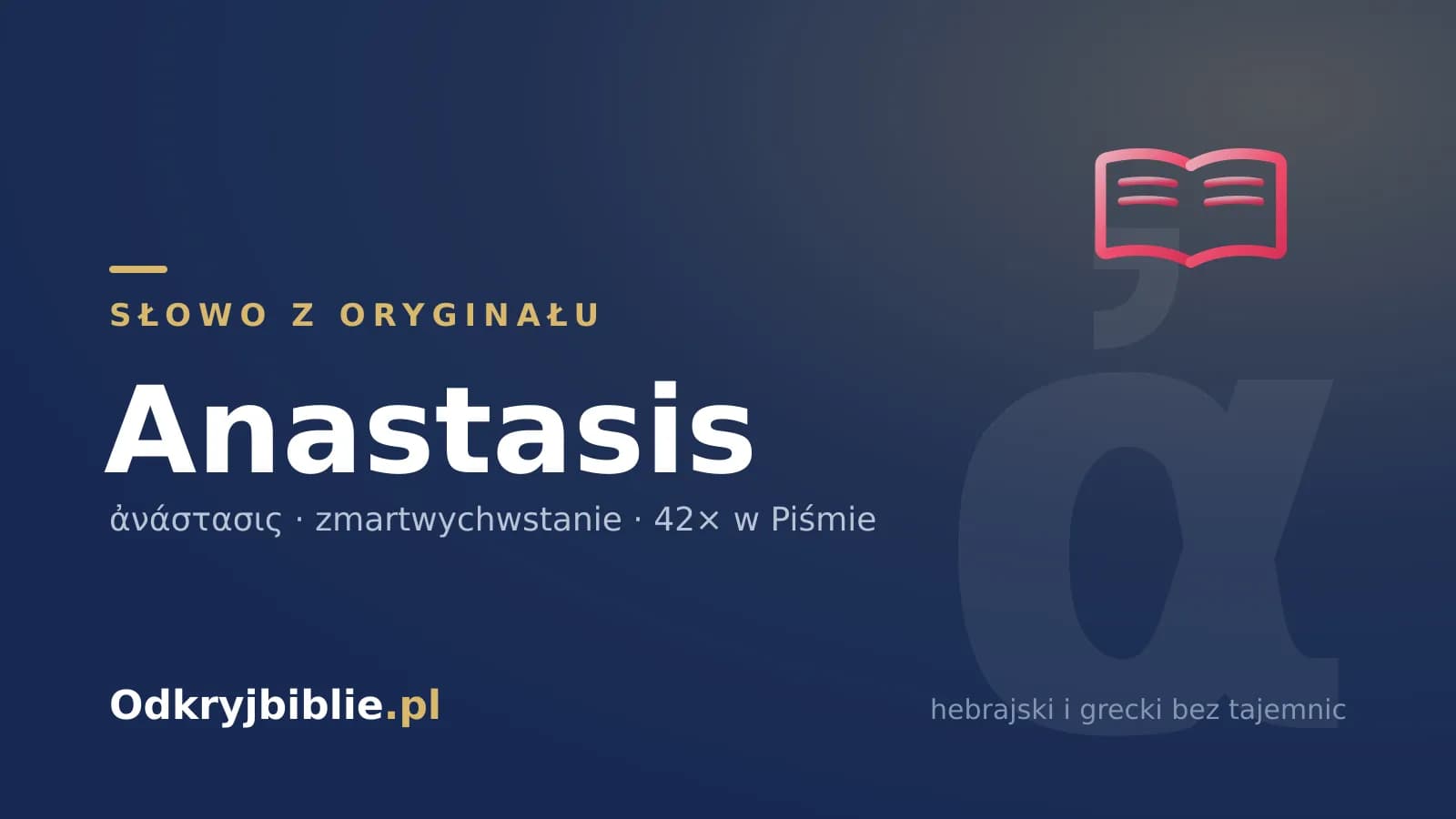 Anastasis – zmartwychwstanie, 42 razy
