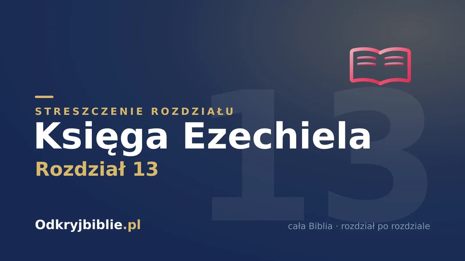 Księga Ezechiela 13 — streszczenie rozdziału