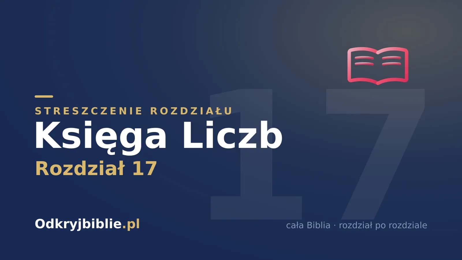 Księga Liczb 17 — streszczenie rozdziału