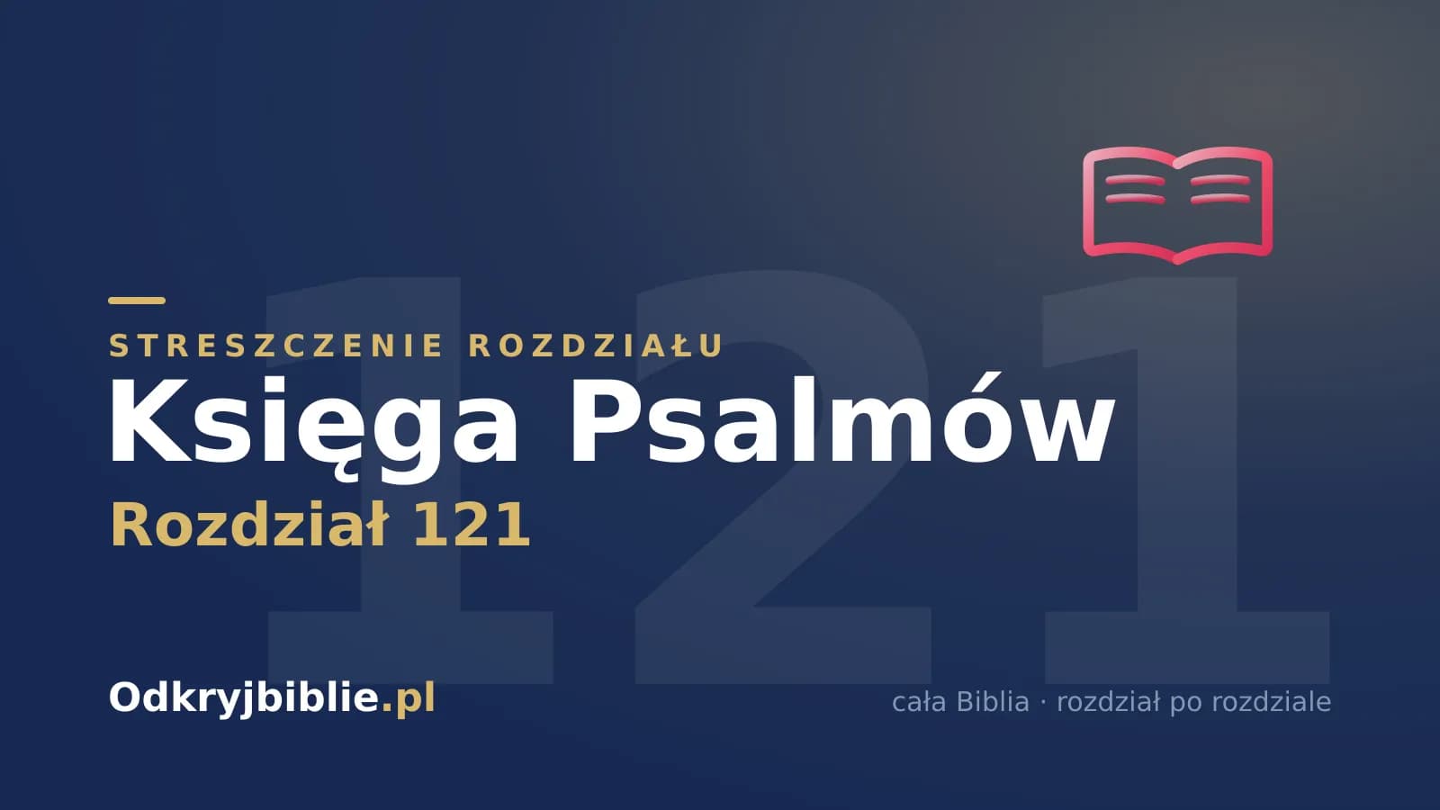 Księga Psalmów 121 — streszczenie rozdziału