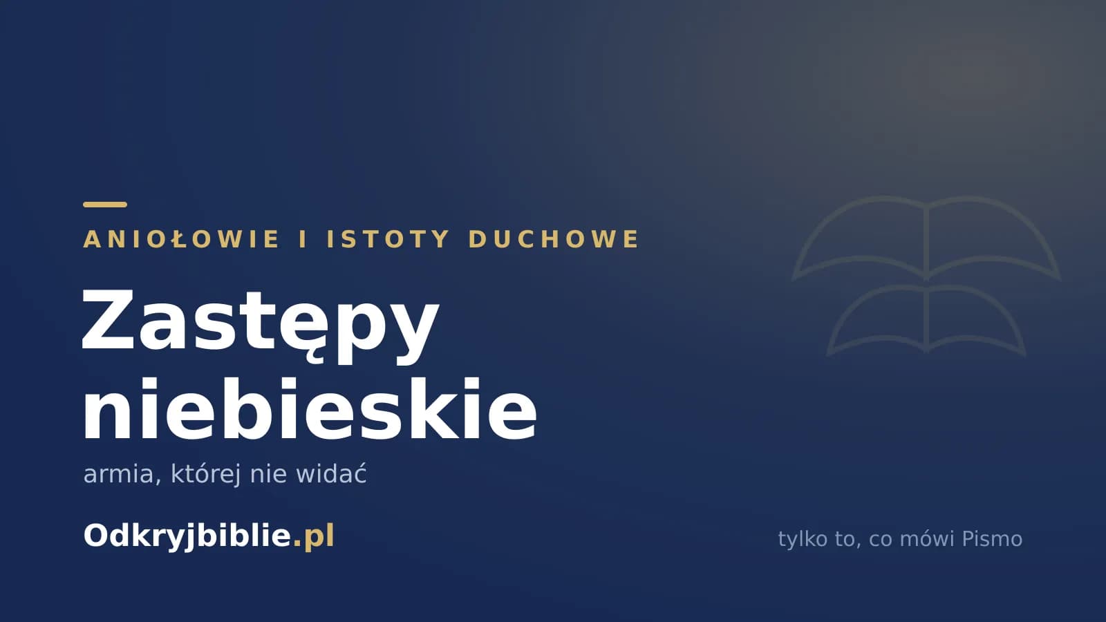 Zastępy niebieskie — armia, której nie widać