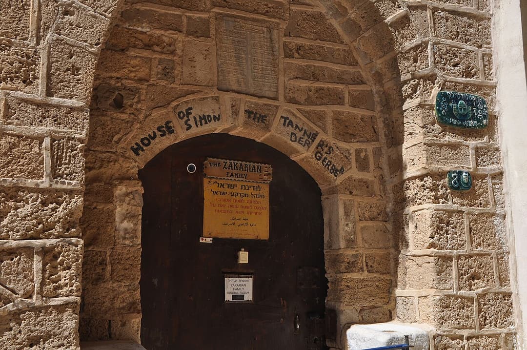 Jaffa (Joppa) – dom Szymona Garbarza i historia z Dziejów
