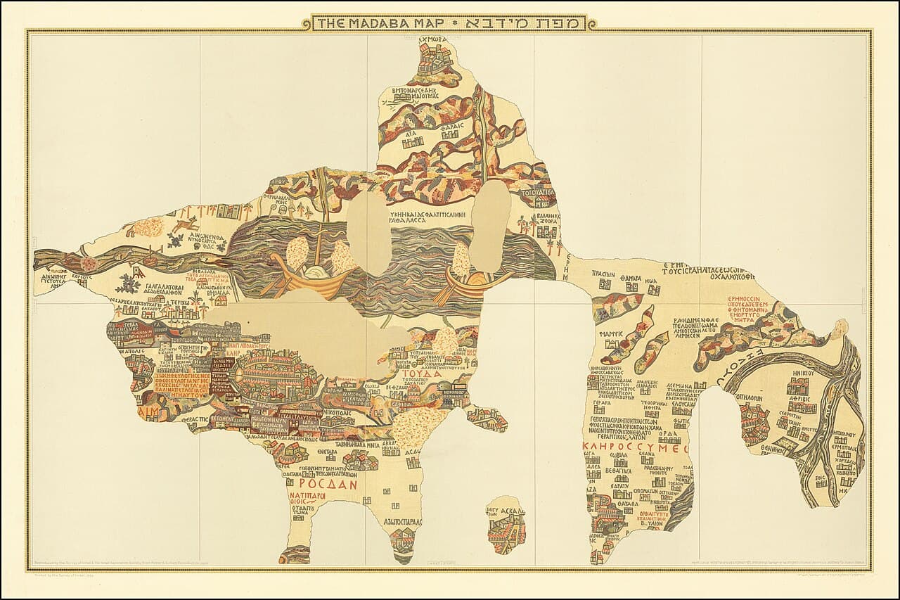 Mozaikowa Mapa z Madaby