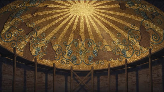 Chrystus w rydwanie Słońca — mozaika spod Watykanu