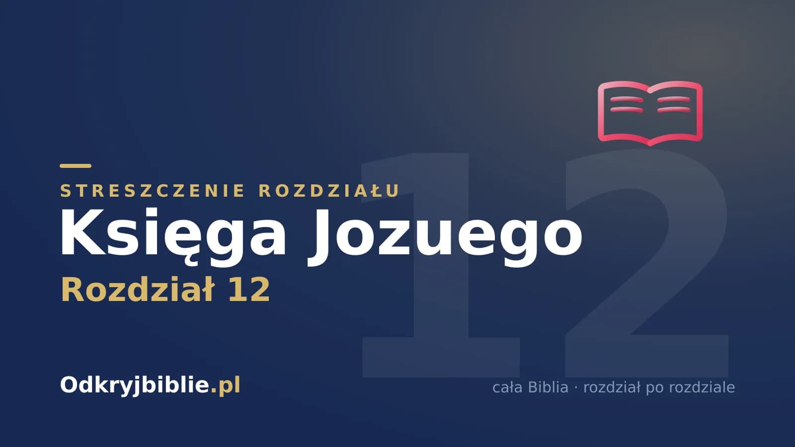 Księga Jozuego 12 — streszczenie rozdziału