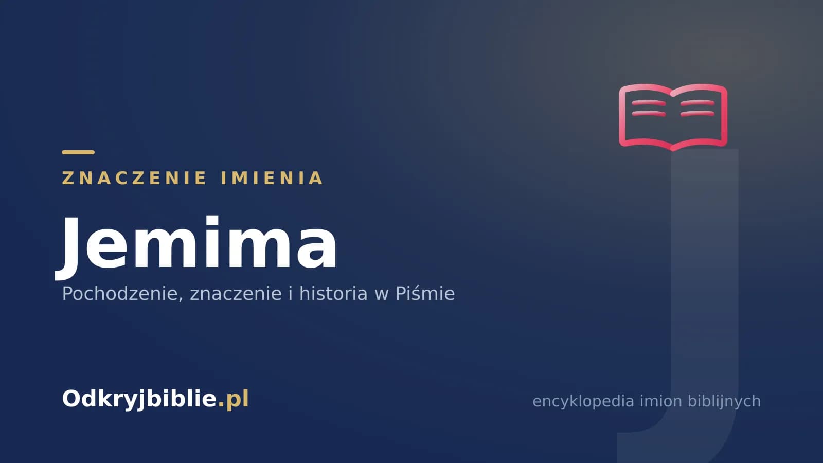 Znaczenie imienia Jemima